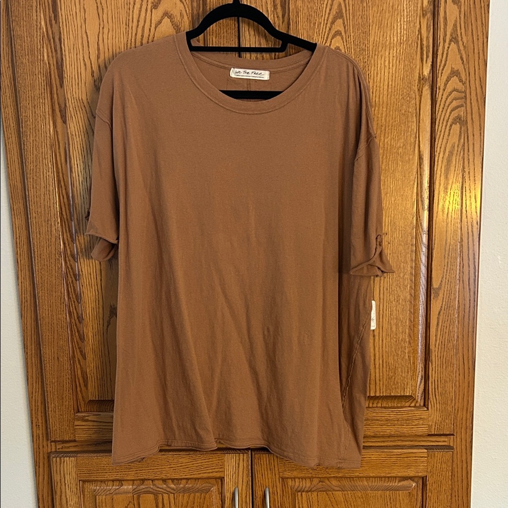 We The Free Brown Short Sleeve Tee